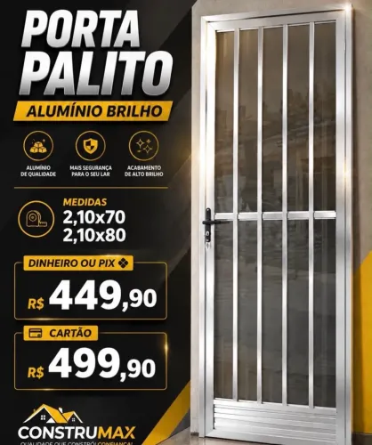 Porta palito alumínio