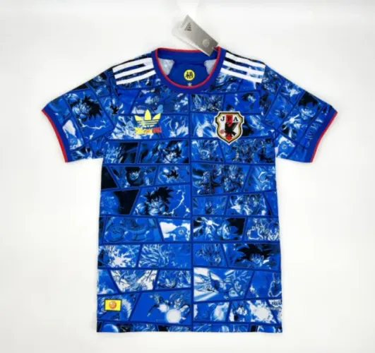 CAMISA ANIME DRAGON BALL SELEÇÃO JAPÃO ADIDAS