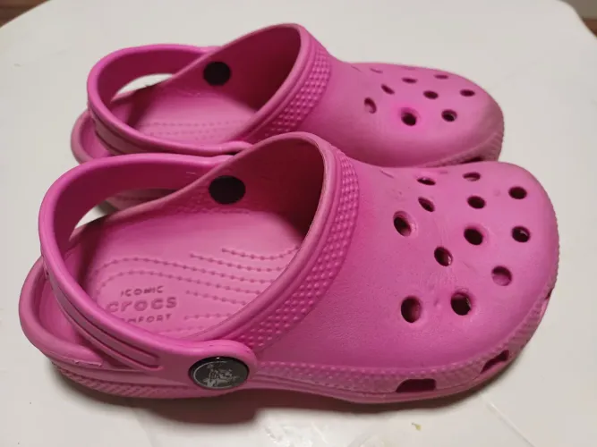Sandália Crocs Infantil Rosa - Tamanho 11C (Original)