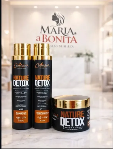 Kit Nature Detox Carvão Ativado - R$210
