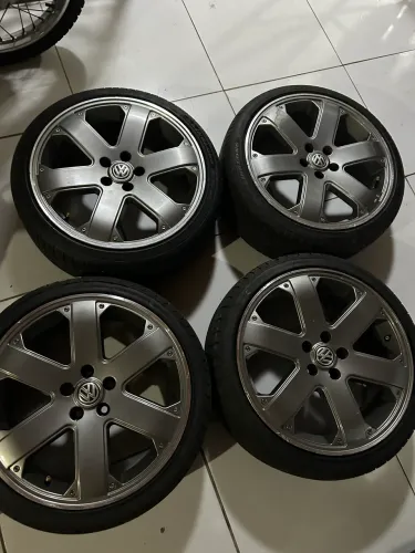 Rodas aro 17 VW parati track field 4 pneus novos