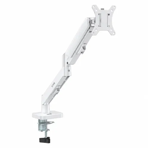 Braço Articulado Monitor c/ Pistão Gás Branco Clanm - 17 - 27