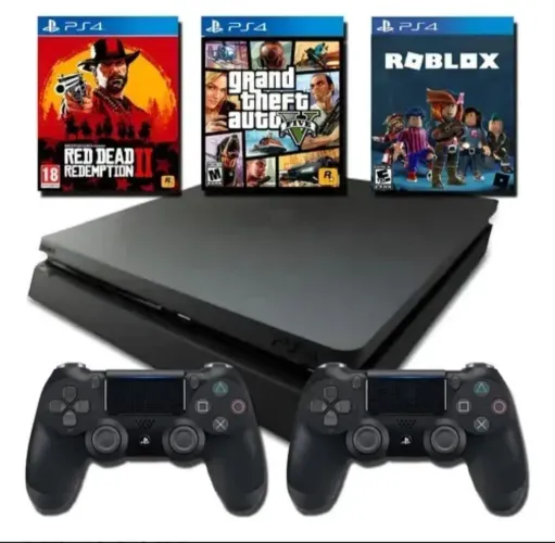 Vendo PS 4 slim 1 tera 