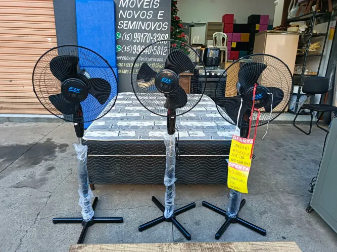 Ventilador Fix novo 127 volts 3 velocidades