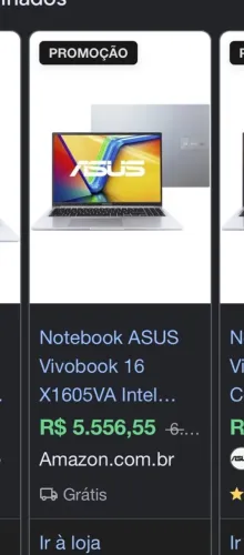 Notebook Asus Vivobook 16 Lacrado