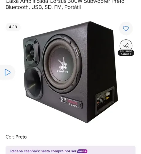 Caixa de som Automotivo/recidencial