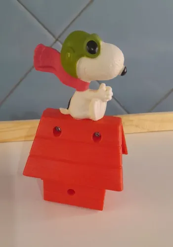 Boneco Snoopy Aviador 