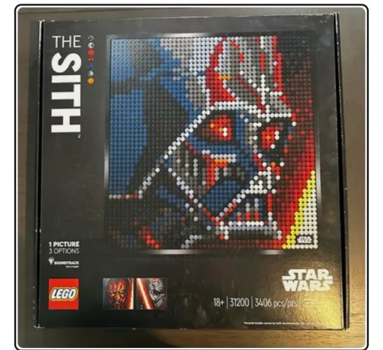 LEGO ART Star Wars Os Sith 31200 3406 Peças