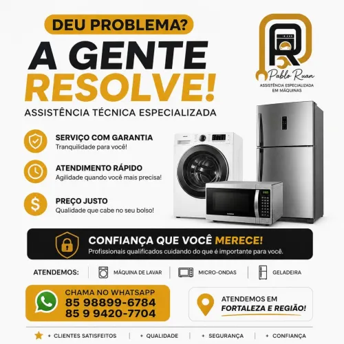 Conserto de Máquina de Lavar em Fortaleza | Atendimento Rápido