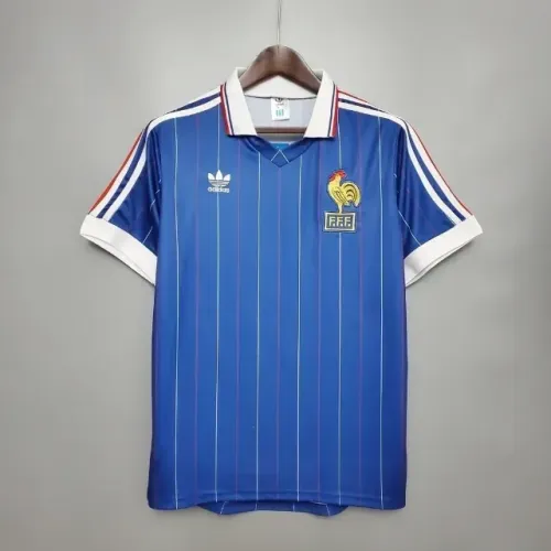 Camisa Retrô Seleção França Copa 82 Home - Masculina