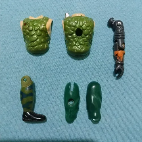 Lote de acessórios e partes de GIJoe para completar e ou customizar