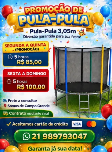 ALUGUEL PULA PULA - 3.05