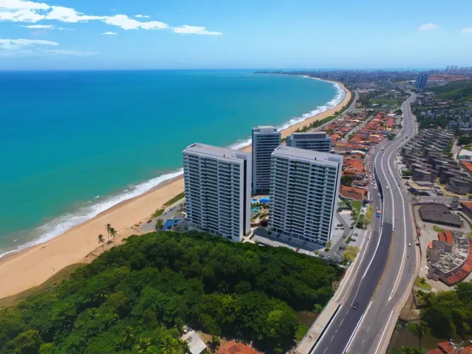 Lanai Beach  Beira-mar de Jacarecica 130m²  3 Suítes + Lavabo- Maceió - AL