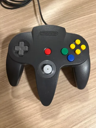 Controle original Nintendo 64 preto 