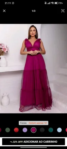 VESTIDO DE FESTA