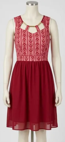 Vestido de festa vermelho