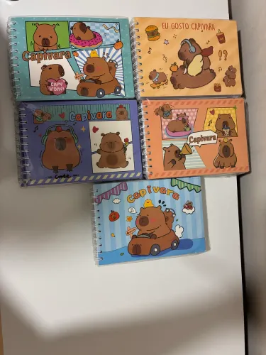 Livro colorir capivara 100fls