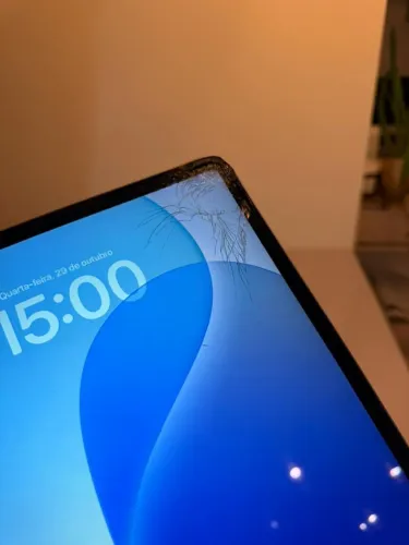 iPad...top 12.9polegads 517g avaria no vidro soment 3°geração