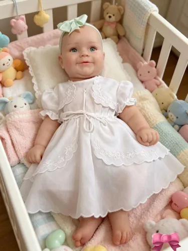 Bebê reborn de 50 cm vai com chupeta e mamadeira, usado mas em bom estado de conservação. 