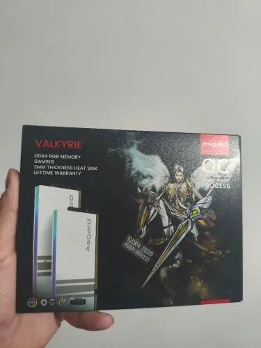 Memória RAM Asgard Valkyrie, 16gb(2x8gb), DDR4, 3600MHz, NOVA