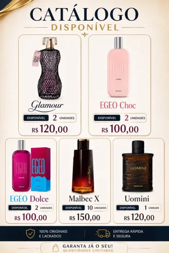 PERFUMES BOTICÁRIO 100% originais e lacrados 