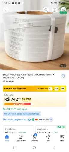 Fita de amarração