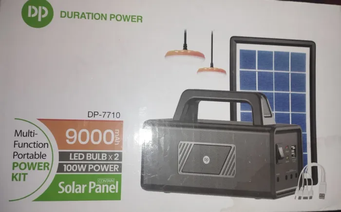 Kit Painel Solar Bateria Portátil 9000mah