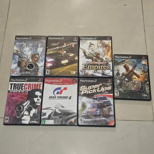 Pequeno lote de jogos ps2 originais PlayStation 2 play 2 kit gamer combo pack