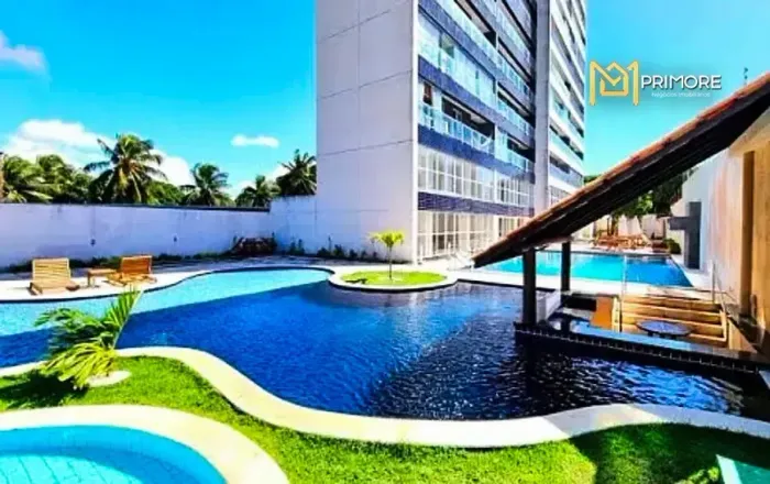 2 quartos, 1 suíte Sinta-se em casa em Ponta Negra! Apartamento mobiliado | PRM