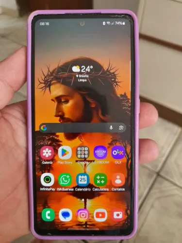 A52s lindo ,biometria na tela cameras otimas .