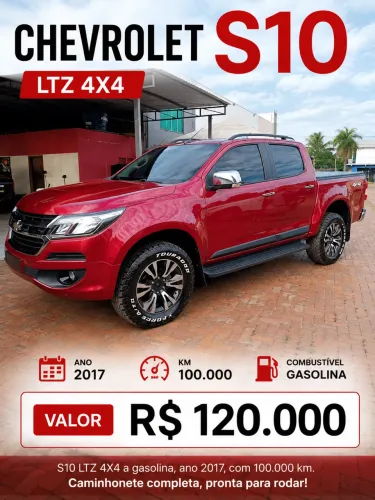 Chevrolet S10 Pick-up LTZ 2.5 Flex 4X4 CD 2017
