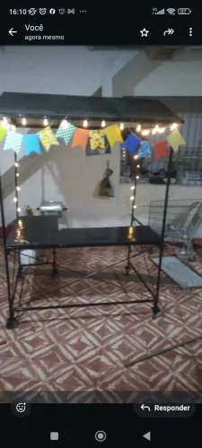 Barraca com rodas não desmonta!