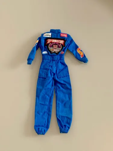 barbie macacão nascar 50th anniversary 1998