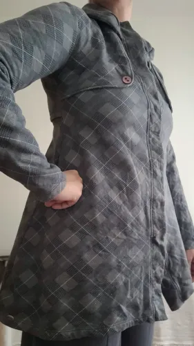 Casaco xadrez inverno tamanho G