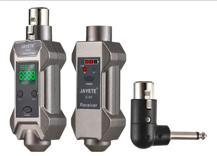 Transmissor/ Receptor Wifi Para microfone Jayete<br>Microfone C01 Jayete<br>Microfone C01 Jayete