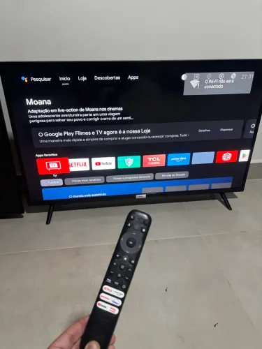 Smart TV TCL 43 Polegadas | Completa de aplicativos