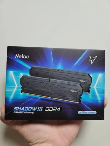 [Novo/Lacrado] - Memória RAM Netac Shadow III DDR4 Gaming 16GB (2x8GB) - Preta