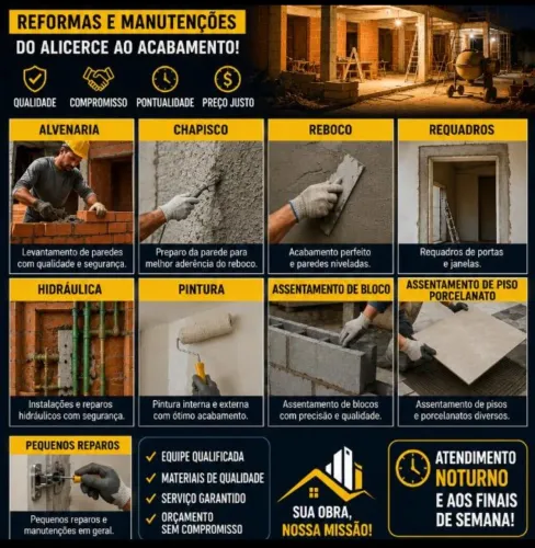 Construções e reformas manutenções