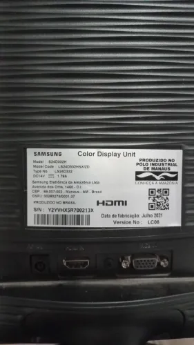 Vende se monitor  Samsung  24 polegadas