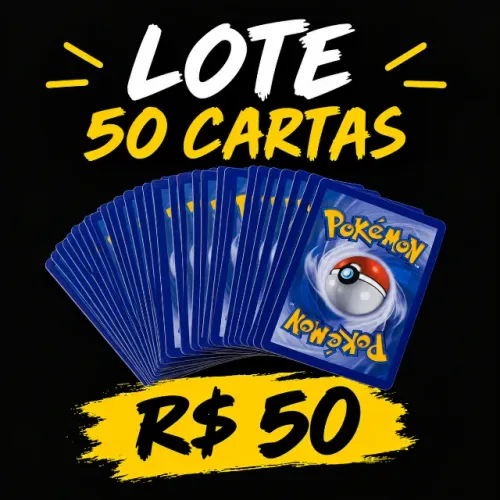 Lote de cartas de Pokémon Originais. Pode incluir cartas Raras