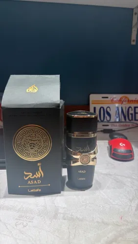 Lattafa Asad EDP 100ml quase cheio