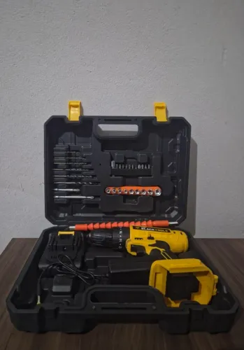 FURADEIRA PARAFUSADEIRA THE BLACK TOOLS 21V + MALETA