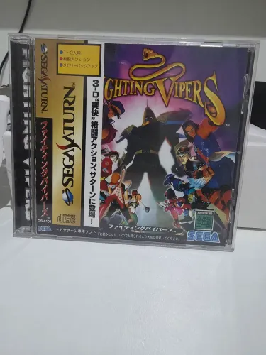 Jogo Fighting Vipers Sega Saturn Original Japonês - Excelente Estado