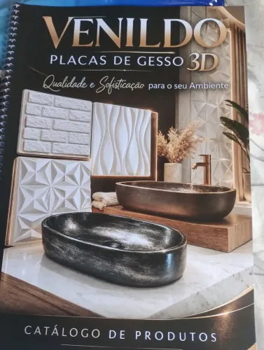 V variedades gesso 3 D