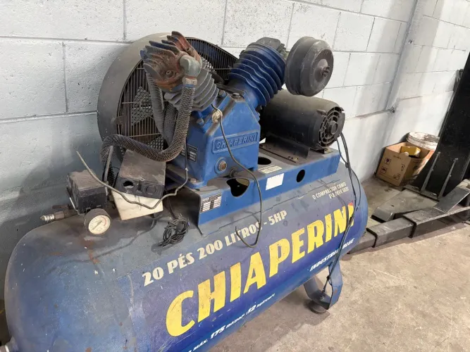 Compressor 20 pés 5hp chiaperini trifásico