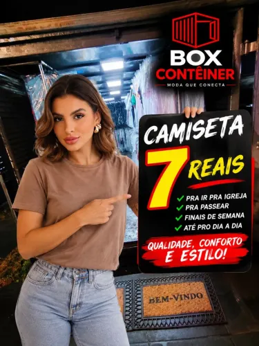 Camiseta direto da fábrica 7 reais 