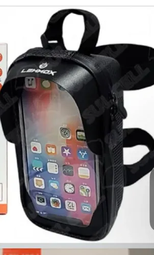 Bolsinha pra celular a prova de água pra moto ou bicicleta