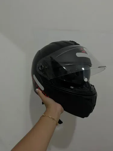 Capacete Racetech Preto tamanho 56