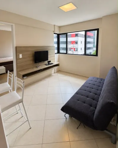 ALUGUEL - QUARTO E SALA | MOBILIADO | NASCENTE | PONTA VERDE