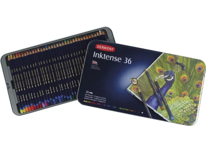 Lápis cor acuarela inktense 36